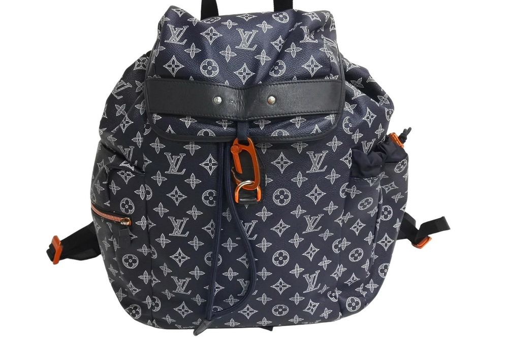 LOUIS VUITTON Discovery Backpack Monogram Ink Navy Blue